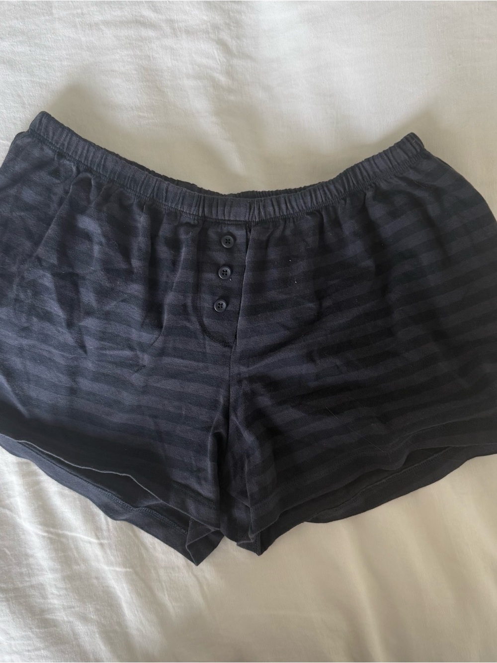 Brandy Melville Striped Knit Lounge Shorts